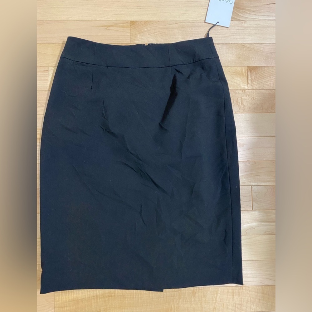 NEW  black Calvin Klein pencil skirt Size 4